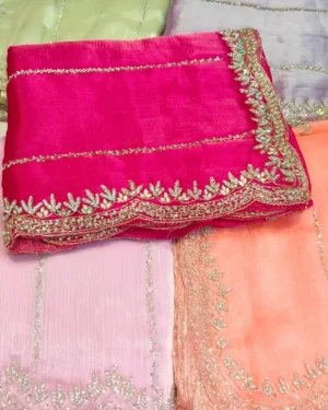 jimmy choo hand work saree