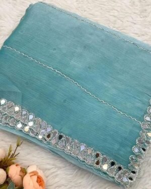 jimmy choo fancy border saree